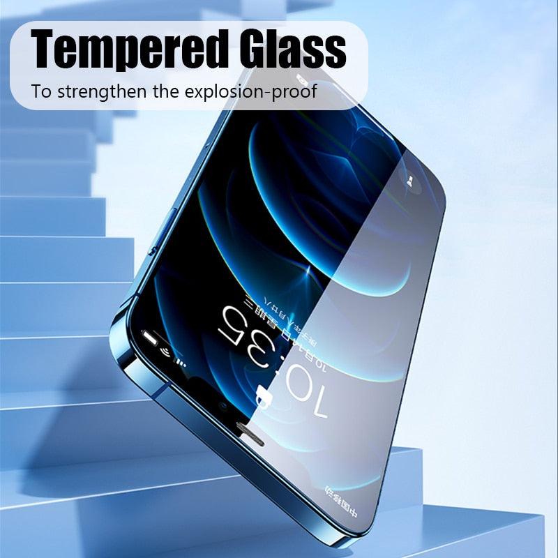 4PCS Tempered Glass for iPhone 13 12 11 Pro Max Mini Screen Protector for iPhone 14 Pro Max 7 8 6 6S Plus SE 2020 X XR Xs Glass Easy Installation Frame Case Friendly Premium Tempered Glass for iPhone by Stevvex