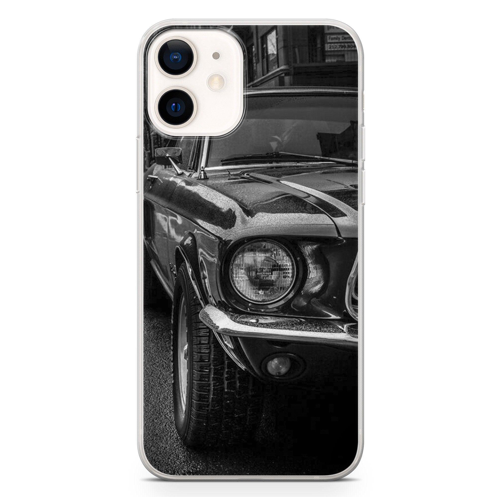 American Cars Phone Case For Iphone 13 12 11 Pro Max Mini Xs X Xr 8 7 Plus 6s 6 Se 2020 Transparent Cover Shockproof Scratch Resistant Phone Case by Stevvex