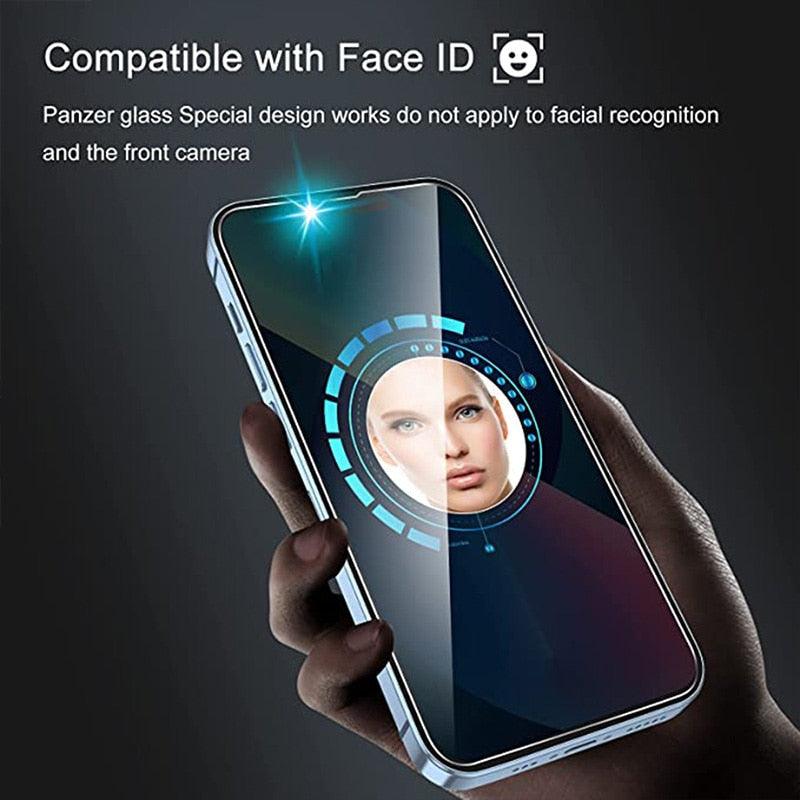 5PCS Screen Tempered Glass For iPhone 14 13 12 11 Pro Max 12 13 Mini Screen Protective For iPhone X XR XS Max 8 7 6 Plus SE 2020 Full Glue Screen Protector Tempered Glass Scratch Resistant iPhone Glass by Stevvex