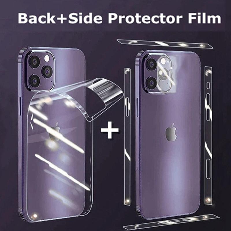 Film For iPhone 14 Pro Max Back Side Screen Protector Film for iPhone 13 Mini 12 13 Pro Max 14 Pro 14Pro Max Not Glass Temper Film Premium HD Clarity Anti-Fingerprint/Scratch Compatible with iPhone by Stevvex