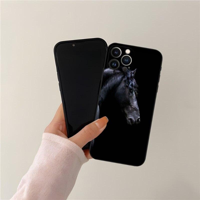 Cool Horse Animal Cover For Girls Boys Women Men, Unique Trendy Bumper Cover Case Phone Case For Iphone 13promax 11 14 12 Pro Max Mini Xr X Xs 7 8 6 6s Plus Cover by Stevvex