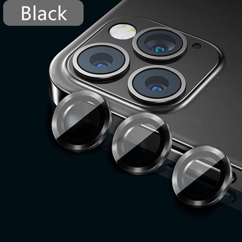 HD Camera Lens Protector 9H Hardness Anti-Scratch Camera Protector For iPhone 13 14 12 Pro Max Titanium Alloy Camera Protector for iPhone 12 13 Mini Camera Protector Lens Protection Glass Suit by Stevvex