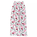 2026 New Hello Kitty Pajamas Pants Anime Women's Pajama Pants Cartoon Couple Home Sleepwear Trousers Leisure Home Clothing