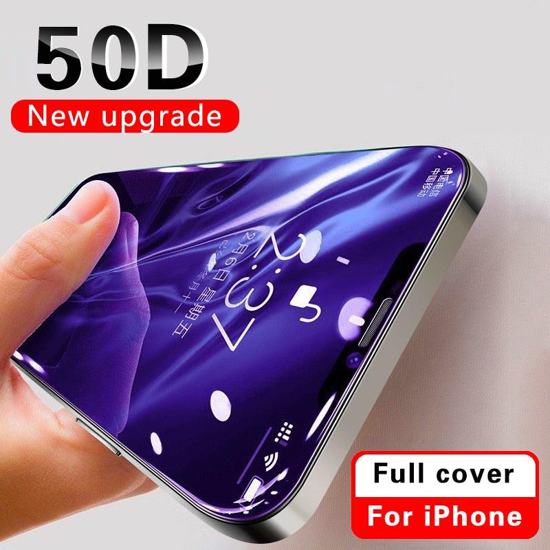 8K HD Anti Peeping Luxury Fast Install Full Cover Glass Screen Protector For iPhone 14 13 12 11 PRO MAX MINI X XS 9H Hardness Tempered Glass Scratchproof Shatterproof Bubble Free Screen Protector For iPhone by Stevvex