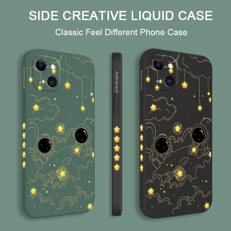 Astronaut Phone Case For Iphone 14 13 12 11 Pro Max Mini X Xr Xs Max Se2020 8 7 Plus 6 6s Plus Cover Heavy Duty Hybrid Protection Cover by Stevvex