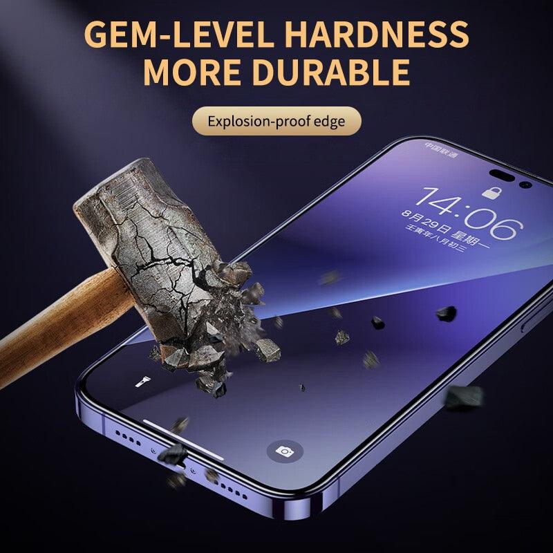 9D Tempered Glass for iPhone 11 12 13 14 Pro XR X XS Max Screen Protector on for iPhone 12 Pro Max Mini 7 8 6 6S Plus SE Glass Tempered Glass Screen Protector Compatible for iPhone by Stevvex