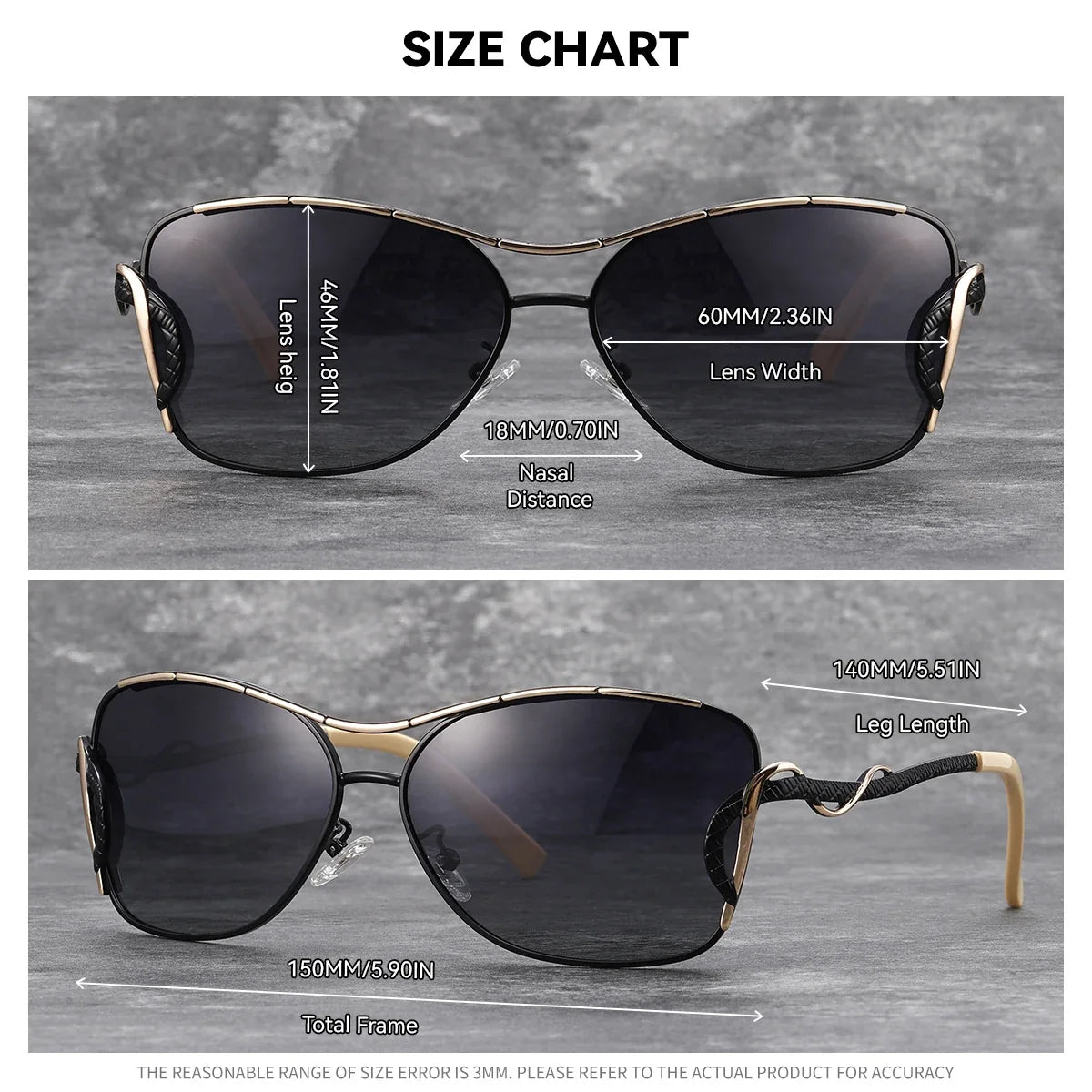 BARCUR Vintage Polarized Round Fashionable Women’s Sunglasses – Retro Fashion UV400 Stainless Steel Frame Stylish Party Apparel Accessories for Outdoor Travel & Oculos De Sol