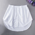 Detachable Underskirt Women Fake Shirt Irregular Skirt Tail Blouse Hem Cotton Extender Fake Hem Mini Skirt Fake Hem 6 Sizes