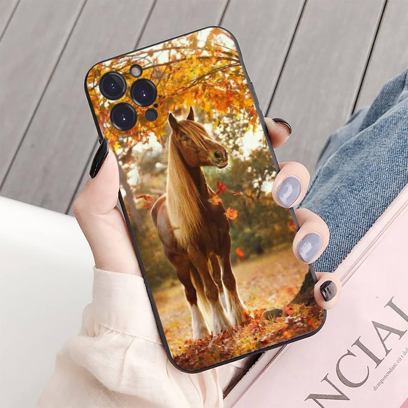 Animal Steed Horse Phone Case For Iphone 14 11 12 13 Mini Pro Xs Max Cover 6 7 8 Plus X Xr Se 2020 Cool Animal Horse Case For Iphone by Stevvex
