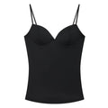 HXAO Woman Tops Corset Crop Top Women Sleeveless Black Brown Top With Straps Camisole Bodycon Backless Sexy Tops Bustier