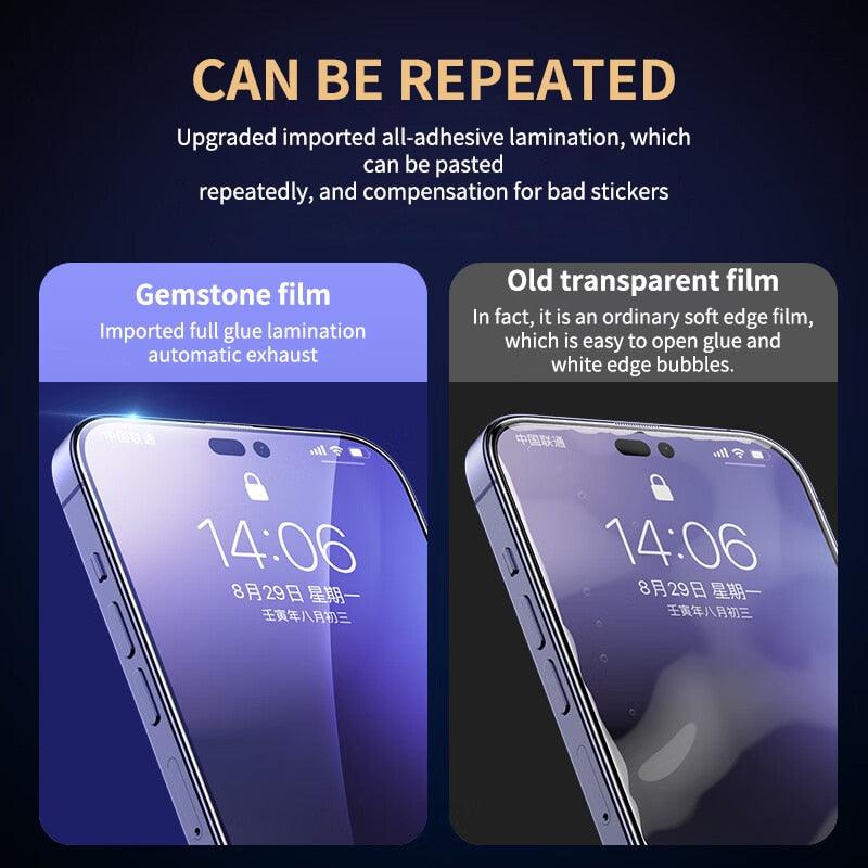 9D Tempered Glass for iPhone 11 12 13 14 Pro XR X XS Max Screen Protector on for iPhone 12 Pro Max Mini 7 8 6 6S Plus SE Glass Tempered Glass Screen Protector Compatible for iPhone by Stevvex