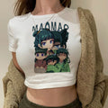 Maomao the Apothecary Diaries crop top y2k cute harajuku Slim Fit Cute babydoll summer girls tees