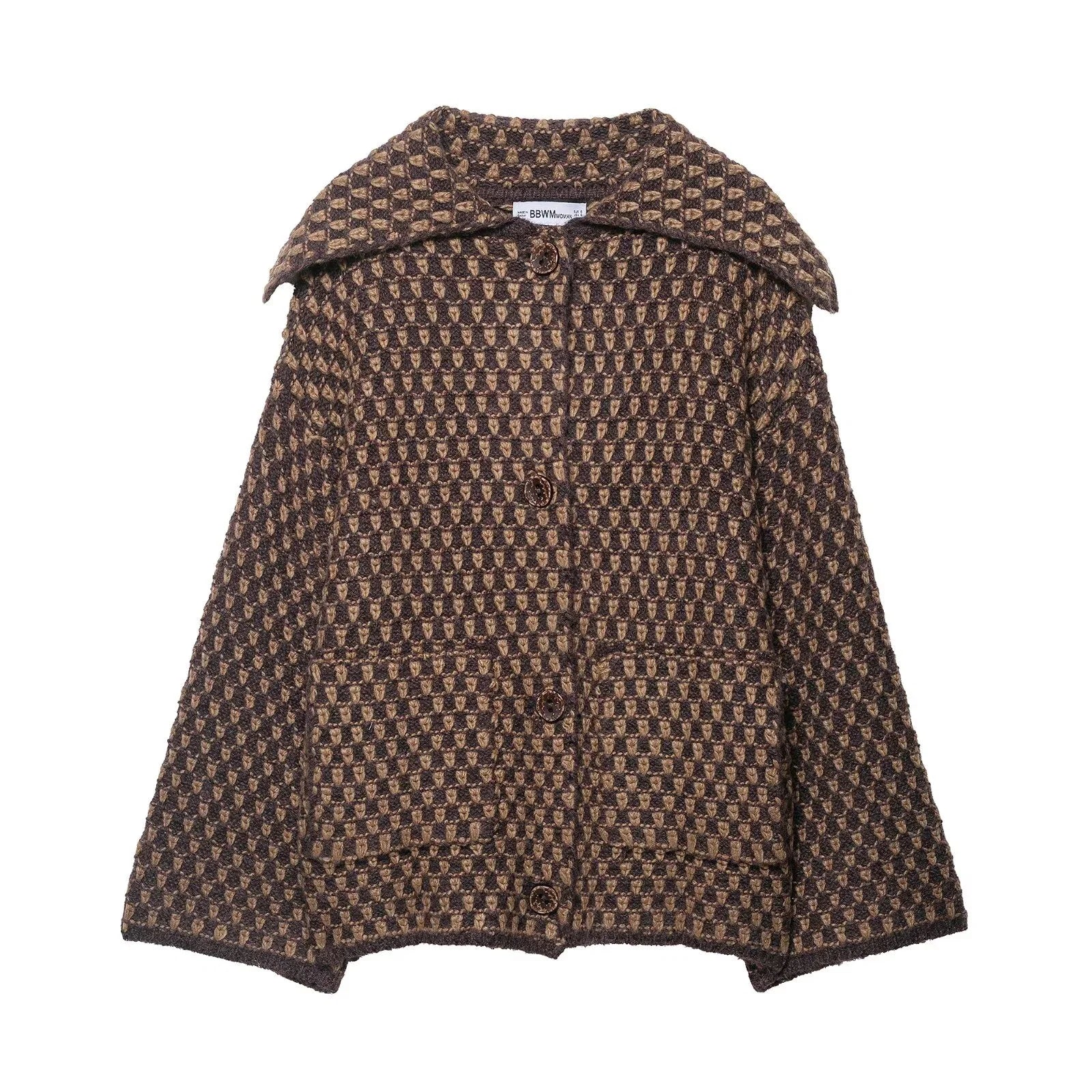 Korean style women's autumn and winter 2025 new loose and slimming casual knitted cardigan temperament jacket