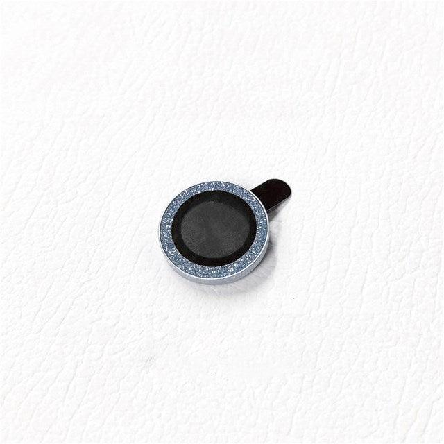 9H Tempered Glass Camera Cover Screen Protector Metal Individual Ring For iPhone Phone Glitter Camera Lens Protector Film For iPhone 14 13 12 11 Pro Max Luminous Lens Metal Glass Protective Cover by Stevvex