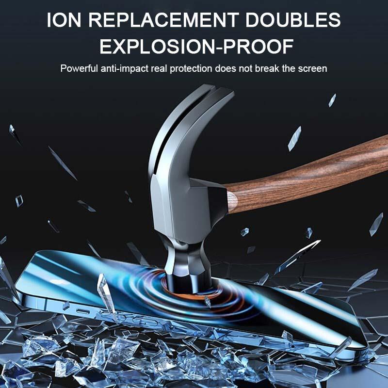 9999D Full Cover Tempered Glass For IPhone 11 12 13 Pro Max X XS Max XR Screen Protector On IPhone 12 Mini Protective Film Edge To Edge Full Coverage And 9H Hardness Anti-Scratch Shockproof Protection Screen Cover Shield by Stevvex
