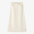 AS SS26  stretch denim skirt fashion lady wear elastic fabric ( waist expands about 2-3cm)