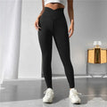 Cross Waist Head Yoga Pants