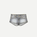 Summer Sexy Woman Denim Mini Pants Slim Low Waist Pockets Straight Short Jeans 2026 New Fashion High Street Women's Trousers