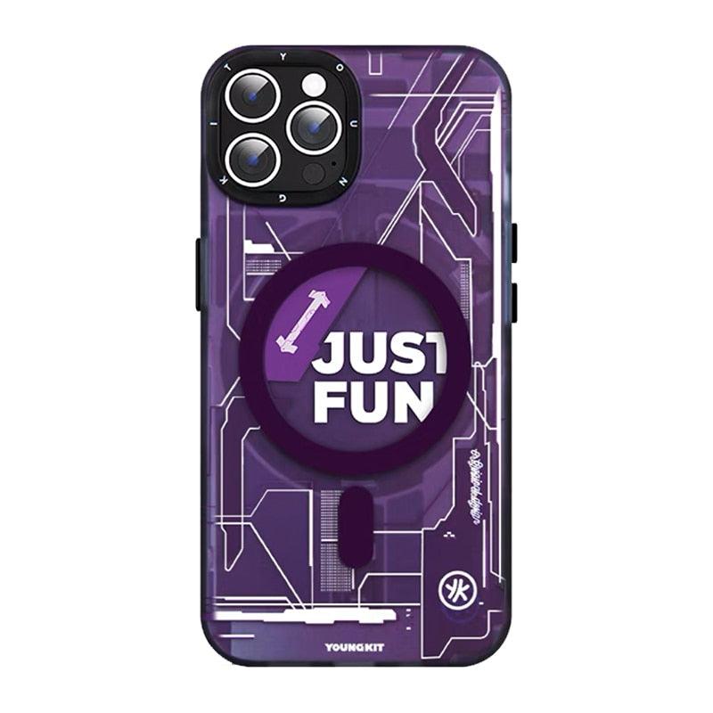 Cover Iphone 13 14 Pro Max Case Trend Magnetic Wireless Charging Cell Phone Iphone Anti-drop Case Smartphone Magnetic Case Designed For Iphone by Stevvex