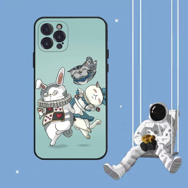 Cat Cute Art Phone Case For Iphone 8 7 6 6s Plus X Se 2020 Xr Xs 14 11 12 13 Mini Pro Max Mobile Case Transparent Soft Protective Clear Case Compatible For Iphone by Stevvex