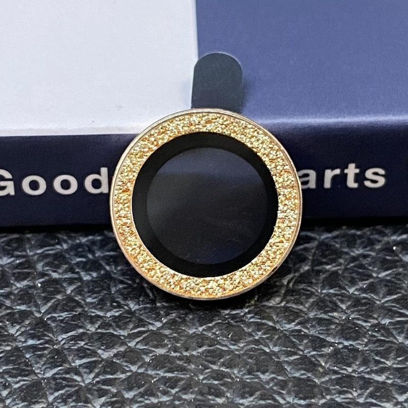 Bling Diamond Camera Lens Protector For iPhone 14 13 12 11 Pro Max Metal Ring Lens Glass Glitter Protective Cap iPhone 13 mini Camera Lens Protector Sparkle Diamond Ring Metal Alloy HD Glass for iPhone by Stevvex