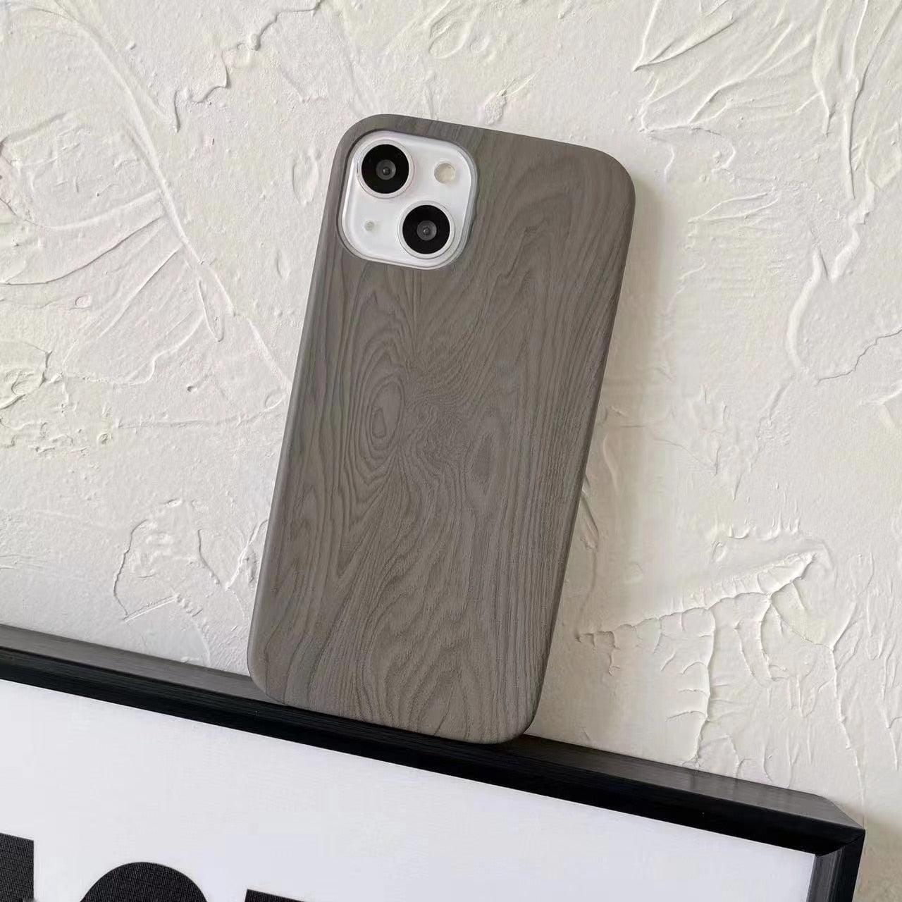 Luxury Wood Phone Case For iPhone 13 12 11 Pro X XS Max XR 8 7 Plus SE Retro Soft Wood Case Slim Hard Cover with Real Wooden Finish Protective Cover by Stevvex