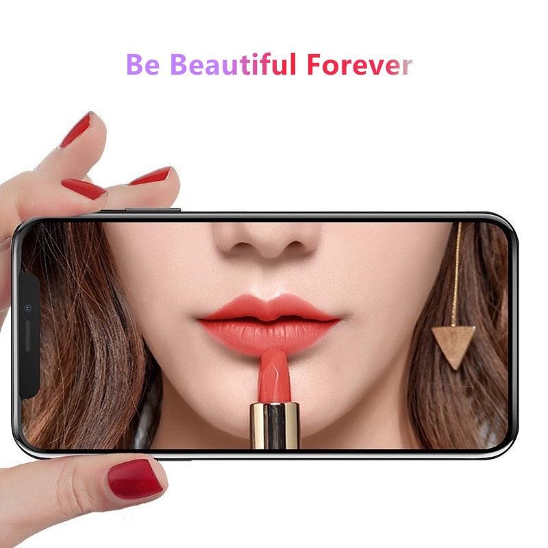 Glue Anti Scratch Mirror Screen Protector Tempered Glass For iphone 13 12 11 Pro XS Max X XR 7 8 Plus Makeup Mirror Tempered Glass for Iphone 11 12Pro 13pro Max Mirror Screen Protectors by Stevvex