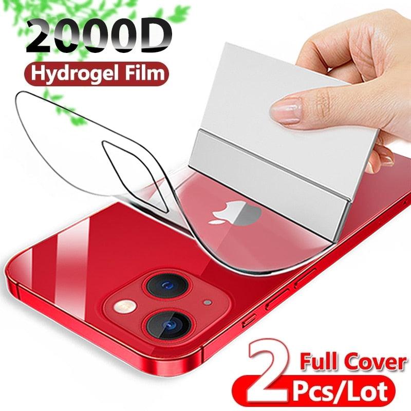 Full Cover Hydrogel Film For iPhone 13 7 8 Plus 6 6s Screen Protector 11 12 13 Pro mini XR X XS Max SE 2020 Back Film Not Glass Full Cover Screen Protector for iPhone by Stevvex