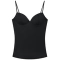 HXAO Burgundy Slip Top Women Summer Sexy Corset Tanks & Camis Fashion Sleeveless Backless Bra Top Chic Elegant Bustier Camisole