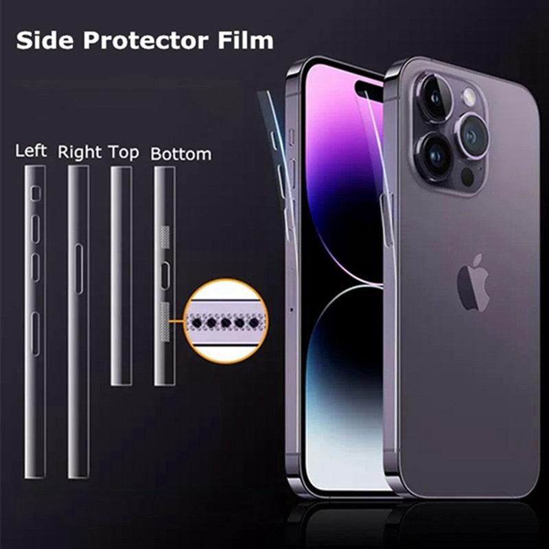 Film For iPhone 14 Pro Max Back Side Screen Protector Film for iPhone 13 Mini 12 13 Pro Max 14 Pro 14Pro Max Not Glass Temper Film Premium HD Clarity Anti-Fingerprint/Scratch Compatible with iPhone by Stevvex