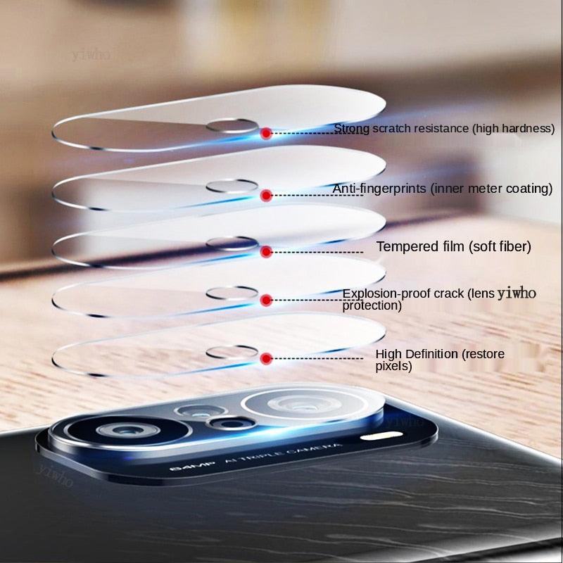 5PCS Tempered Glass For iphone 13 Pro Max Mini Camera Lens Protectors Film For 12 11 se3 se 2022 2020 6 7 8 plus Tempered Glass Camera Protector Case Friendly Camera Lens Protector For iPhone by Stevvex