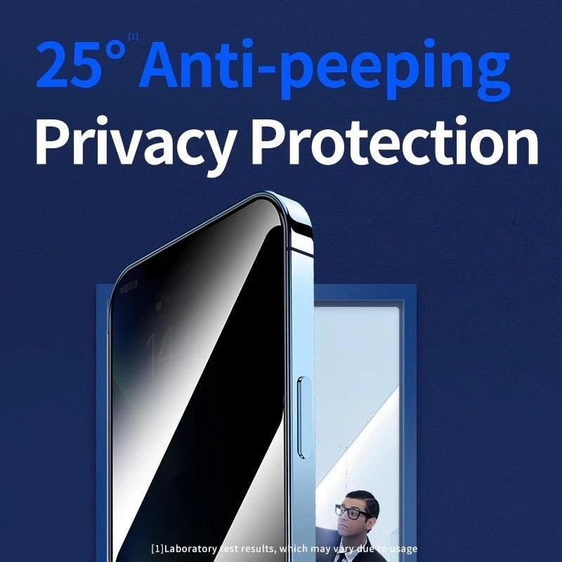 Edge to Edge Coverage Screen Protector for iPhone 14 Pro Max 12 13 Dust Free Phone Screen Protector Glass With Install Proof Without Bubbles by Stevvex