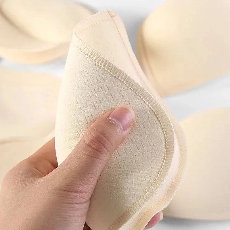 Sponge Padded Bra Thick Push Up Bra Pads Inserts Women Underwear Breast Lift Breathable Bra Pad Lining Swimsuit Insert