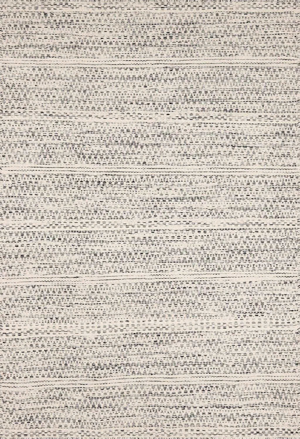 Williford Wool Area Rug with Cream and Black Colors