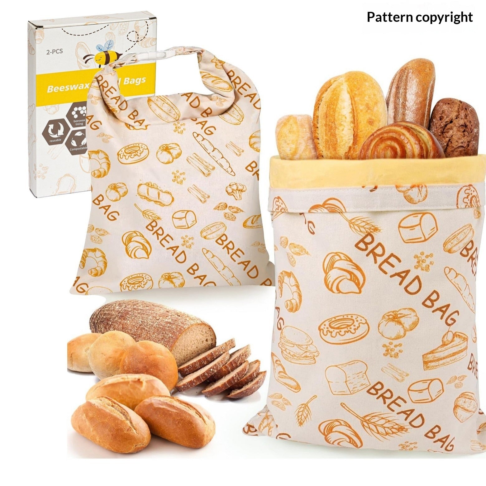 Cotton Linen Bread Bag - Lifestyle Haven