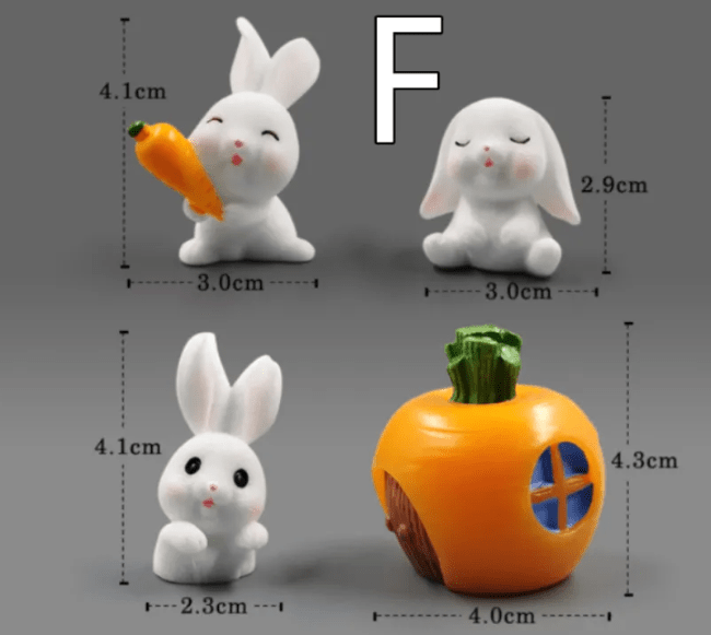 Mini Resin Animal Figurines – DIY Micro-Landscape Decor - Lifestyle Haven