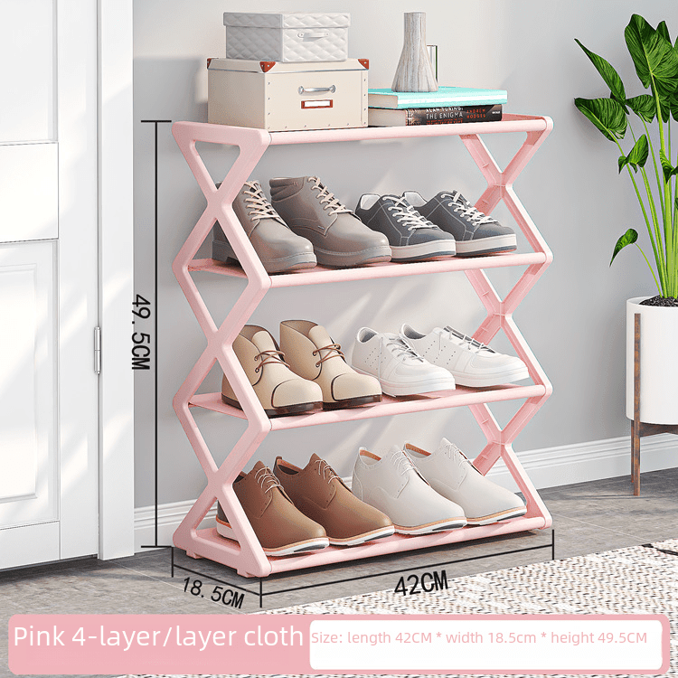 X-Type Multi-Functional Shoe Rack With Two Layers - Lifestyle Haven