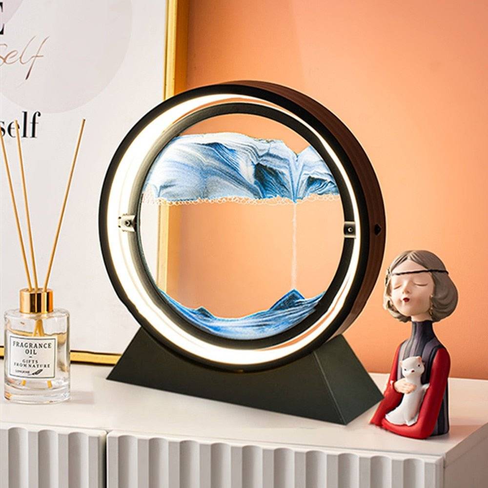 Moving Sand Art Landscape Table Lamp - Lifestyle Haven
