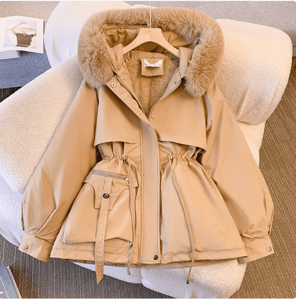 Women's Slimming Hooded Cotton-Padded Jacket - Lifestyle Haven