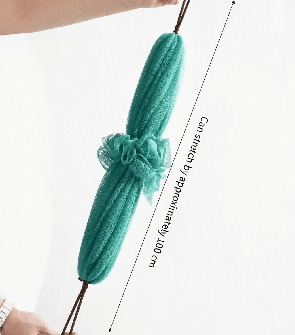 Large Japanese Bath Towel and Exfoliating Bath Ball - Lifestyle Haven
