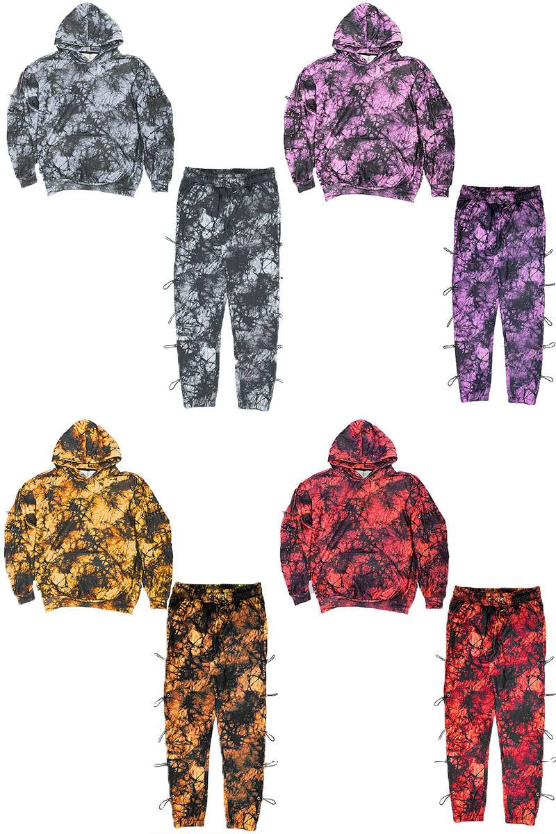 Comfortable Toggle Dye Hoodie Set for Everyday Wear