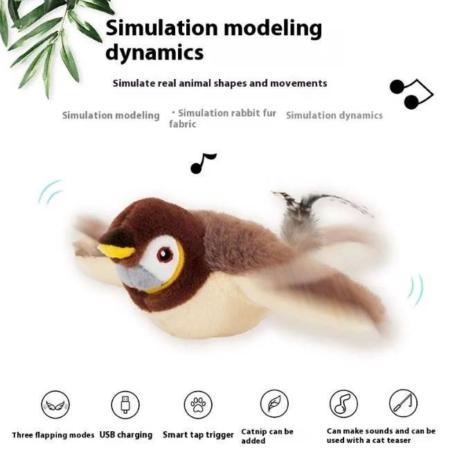 Flapping Bird Cat Toy - Lifestyle Haven
