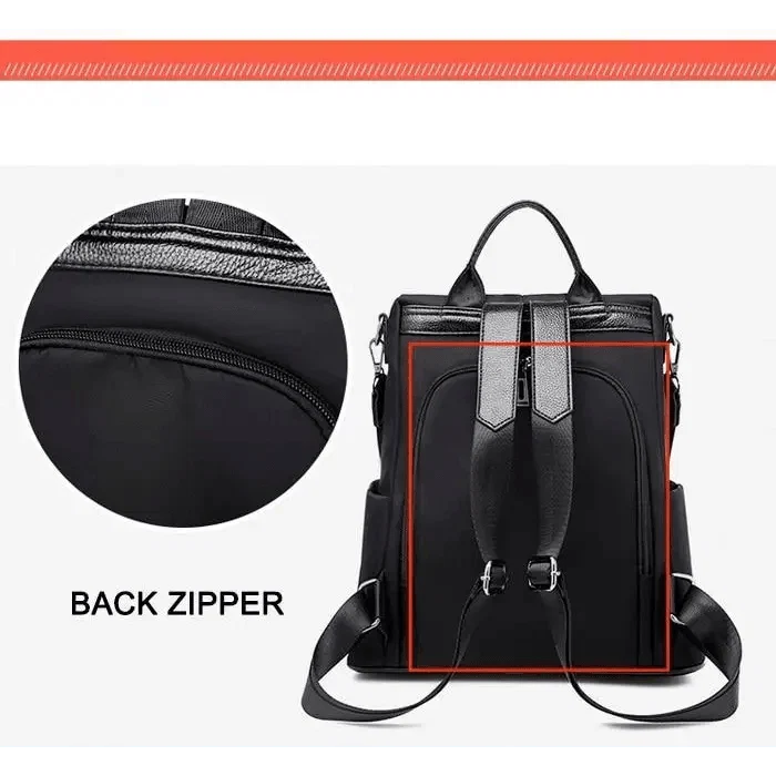 Amaznig Anti-theft Backpack In Waterproof Fabric Large Shoulder Bag With Large Capacity For Women And Men