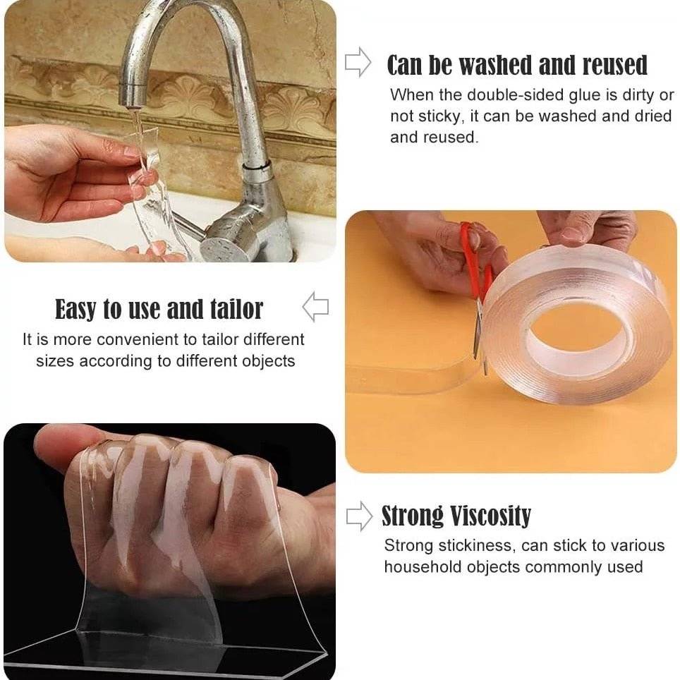 Nano Tape Double Sided Tape Transparent - Lifestyle Haven