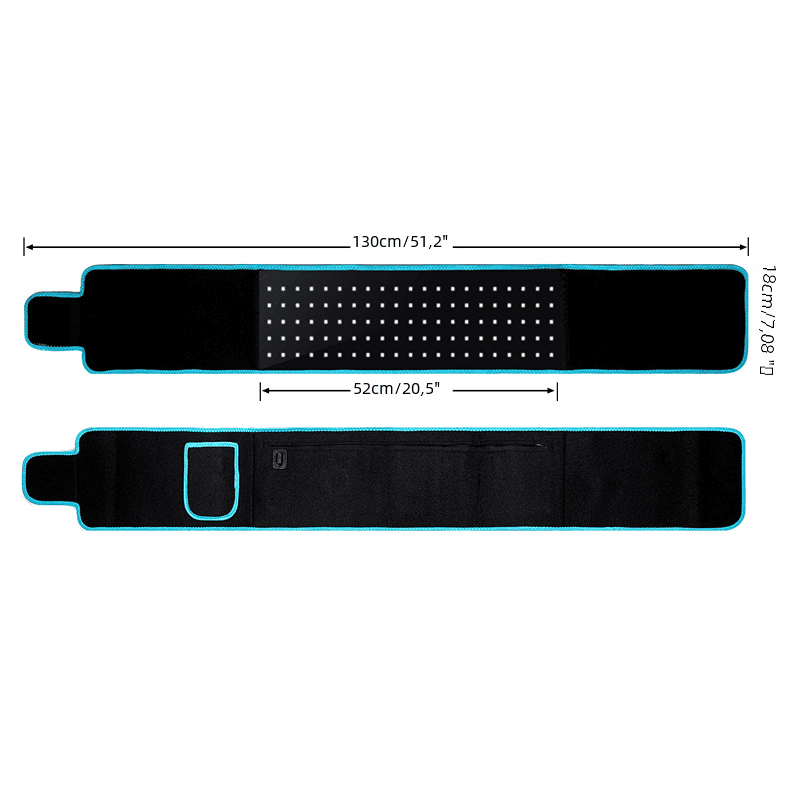 Long Wave Red Light Therapy Heating Waist Belt - Lifestyle Haven