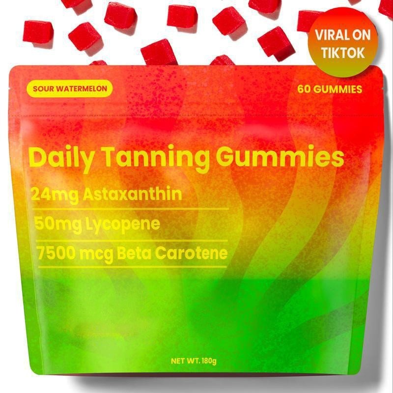Sun Tanning Soft Gummies (60 Tablets) - Lifestyle Haven