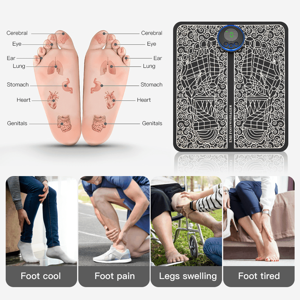Rechargeable Foot Massage Pad - Lifestyle Haven