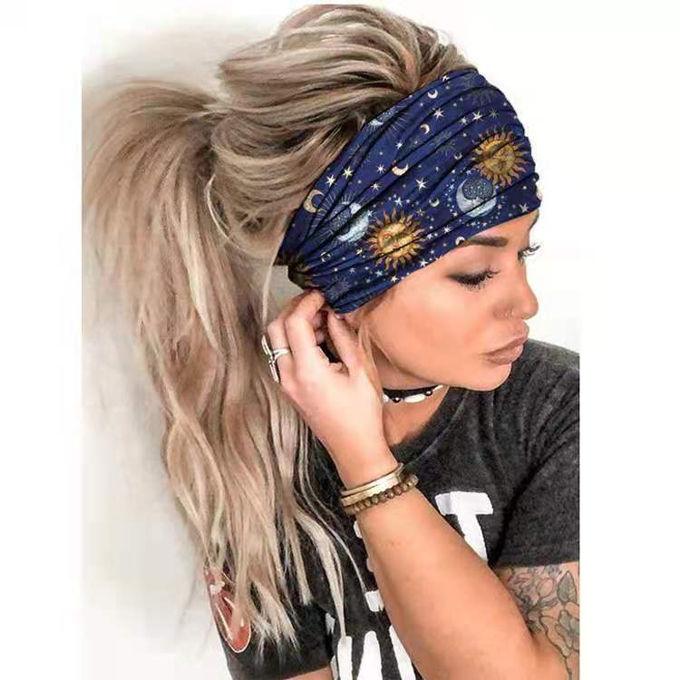 Summer Women's Yoga Headscarf Wide Hair Band - Lifestyle Haven