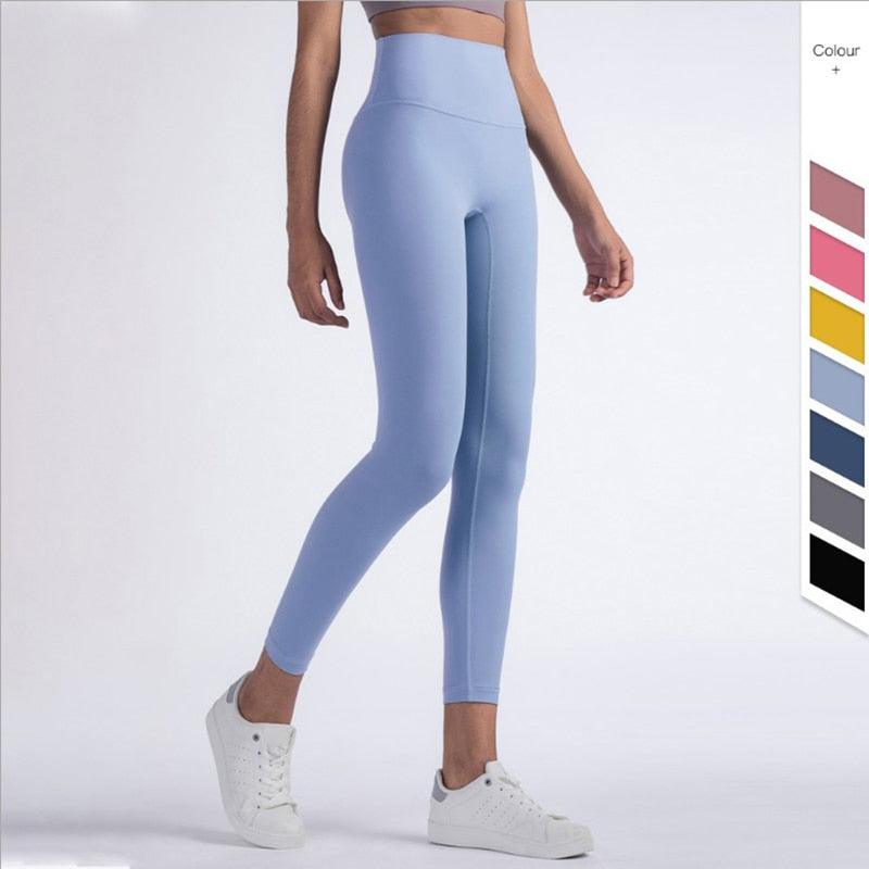 Beautiful Fitness Female Full Length Leggings 19 Colors Running Pants  High Waist Seamless Leggings Fitness Tight Running Gym Women Push Up Sport Leggings Workout Seamless Yoga Pant Comfortable Pants
