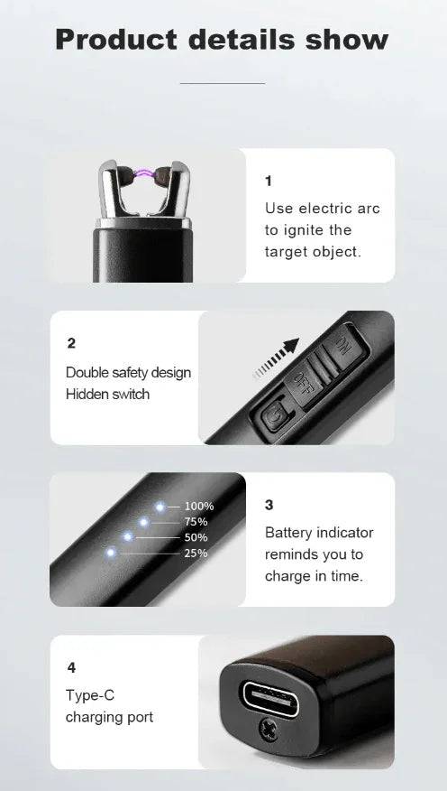 Rechargeable Flameless Candle Lighter for Modern Living